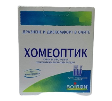 ХОМЕОПТИК капки очни р-р x 10